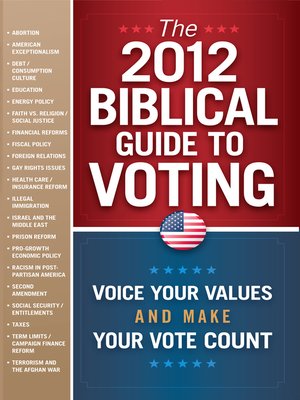 cover image of The 2012 Biblical Guide to Voting